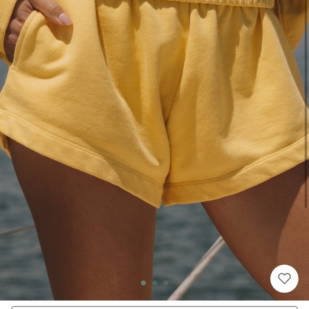 Daily Drills Sunny Yellow Shorts XS/S - Picture 3 of 3